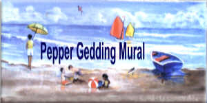Pepper Gedding Mural with Artist Jackie Stacharowski, WACG, CAAC...